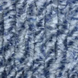 kék és fehér zsenília rovarfüggöny 100 x 230 cm