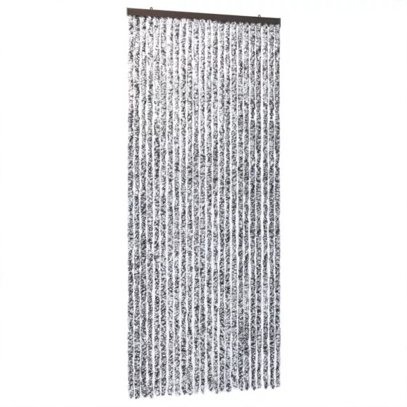 barna és bézs zsenília rovarfüggöny 100 x 200 cm