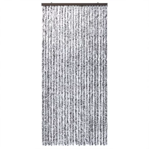 barna és bézs zsenília rovarfüggöny 100 x 200 cm