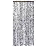 barna és bézs zsenília rovarfüggöny 100 x 230 cm