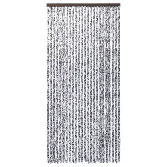 barna és bézs zsenília rovarfüggöny 100 x 230 cm