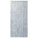 fehér és szürke zsenília rovarfüggöny 100 x 200 cm