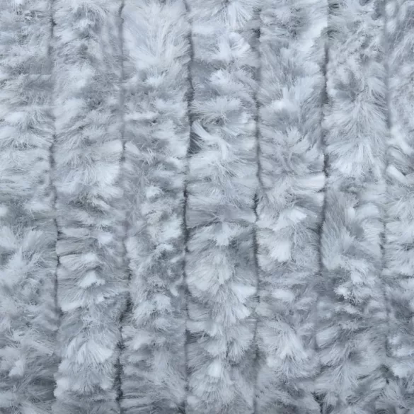 fehér és szürke zsenília rovarfüggöny 100 x 200 cm