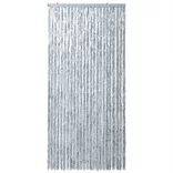 fehér és szürke zsenília rovarfüggöny 100 x 230 cm