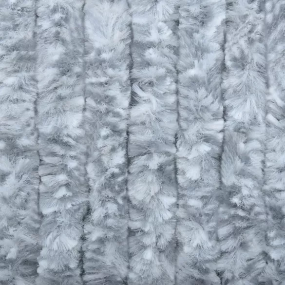 fehér és szürke zsenília rovarfüggöny 100 x 230 cm