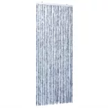 ezüst zsenília rovarfüggöny 100 x 230 cm