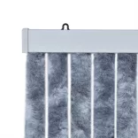 ezüst zsenília rovarfüggöny 100 x 230 cm