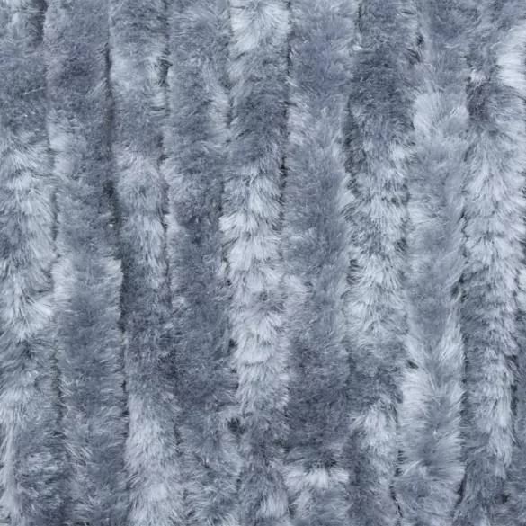 ezüst zsenília rovarfüggöny 100 x 230 cm