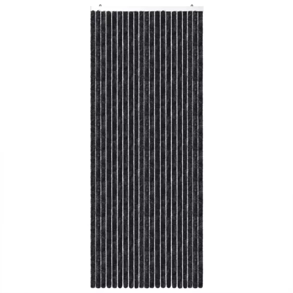 antracitszürke zsenília rovarfüggöny 100 x 200 cm