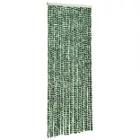 zöld és fehér zsenília rovarfüggöny 100 x 200 cm
