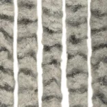 világosszürke és sötétszürke zsenília rovarfüggöny 56 x 200 cm
