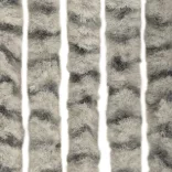 világosszürke és sötétszürke zsenília rovarfüggöny 100 x 200 cm