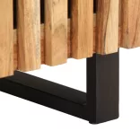 2 db tömör akácfa éjjeliszekrény 40 x 34 x 46 cm