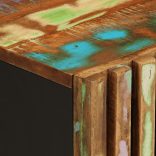 tömör újrahasznosított fa éjjeliszekrény 40 x 34 x 46 cm