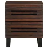 tömör mangófa éjjeliszekrény 40 x 34 x 46 cm