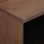 barna tömör mangófa TV-szekrény 70 x 34 x 46 cm