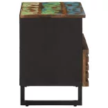 tömör akácfa TV-szekrény 70 x 34 x 46 cm