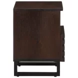 tömör mangófa éjjeliszekrény 40 x 34 x 46 cm