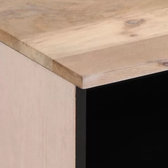 fehérített tömör mangófa éjjeliszekrény 40 x 34 x 46 cm