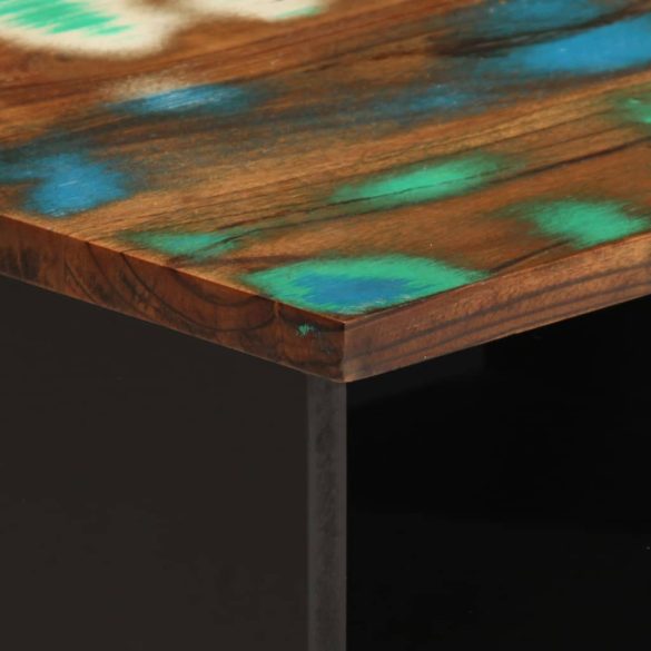 tömör újrahasznosított fa éjjeliszekrény 40 x 34 x 46 cm