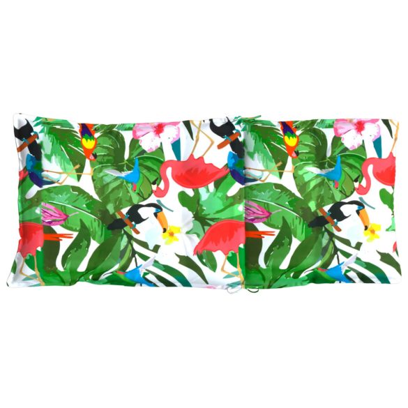 4 db többszínű oxford szövet magas háttámlájú székpárna