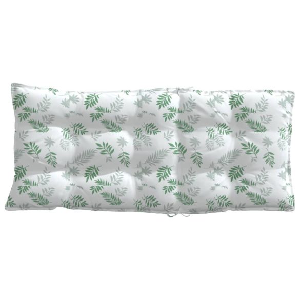 4 db levélmintás oxford szövet magas háttámlájú székpárna