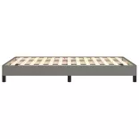 ágykeret matrac nélkül sötétszürke 120x190 cm szövet