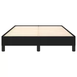 ágykeret matrac nélkül fekete 120x190 cm szövet