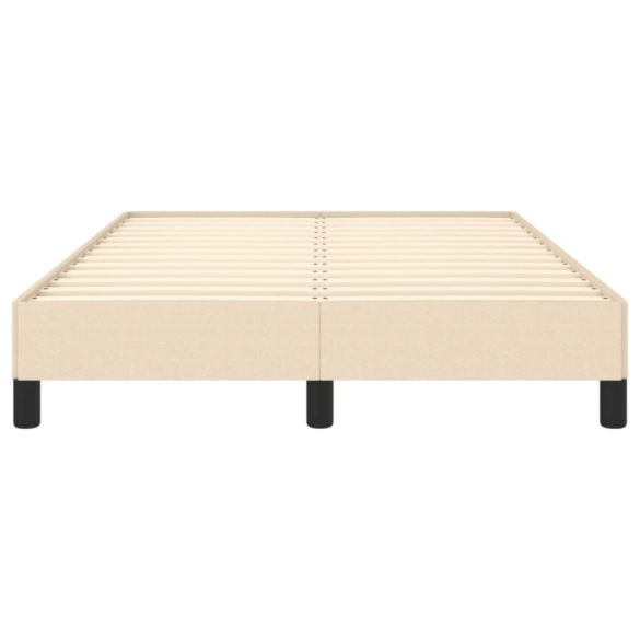 ágykeret matrac nélkül krém 120x190 cm szövet