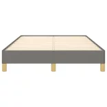 ágykeret matrac nélkül sötétszürke 120x190 cm szövet