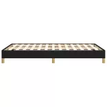 ágykeret matrac nélkül fekete 120x190 cm szövet