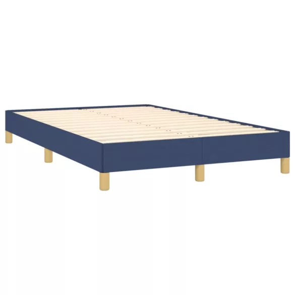 ágykeret matrac nélkül kék 120x190 cm szövet