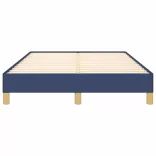 ágykeret matrac nélkül kék 120x190 cm szövet