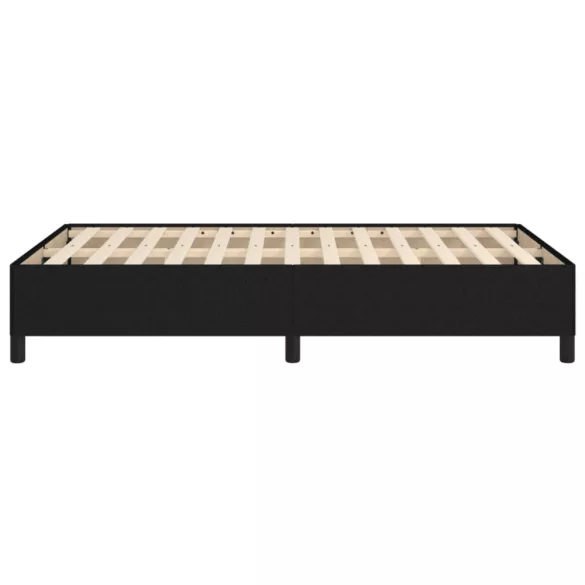 ágykeret matrac nélkül fekete 120x190 cm szövet