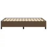 ágykeret matrac nélkül sötétbarna 120x190 cm szövet