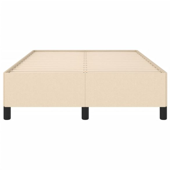 ágykeret matrac nélkül krém 120x190 cm szövet