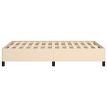 ágykeret matrac nélkül krém 120x190 cm szövet