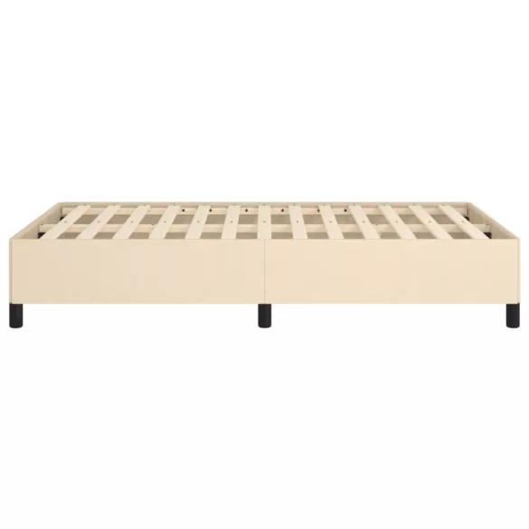 ágykeret matrac nélkül krém 120x190 cm szövet