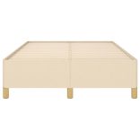 ágykeret matrac nélkül krém 120x190 cm szövet