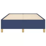 ágykeret matrac nélkül kék 120x190 cm szövet