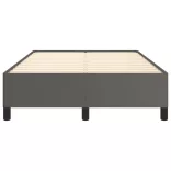 ágykeret matrac nélkül szürke 120x190 cm műbőr