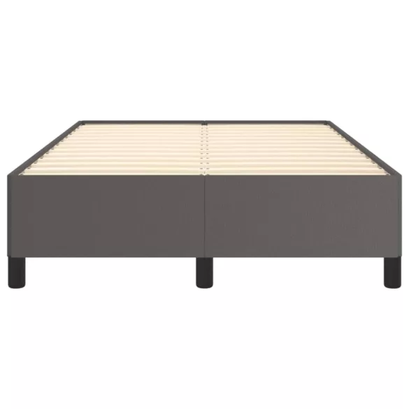 ágykeret matrac nélkül szürke 120x190 cm műbőr