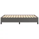ágykeret matrac nélkül szürke 120x190 cm műbőr