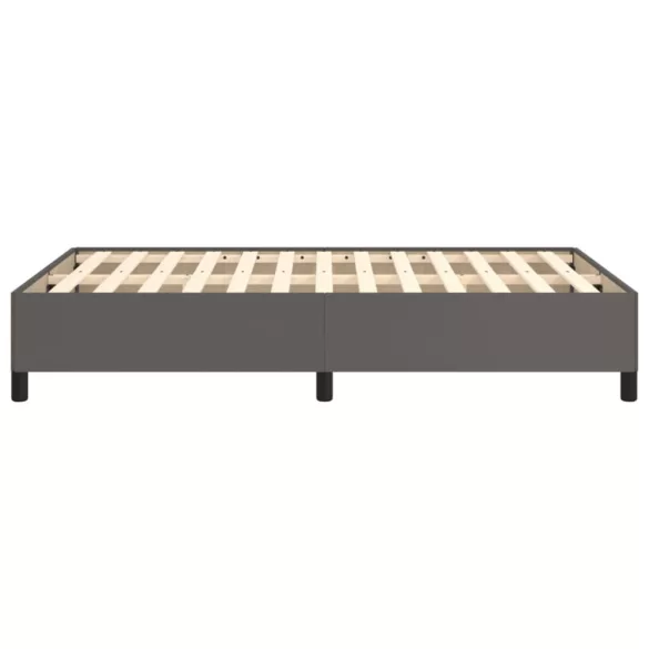 ágykeret matrac nélkül szürke 120x190 cm műbőr