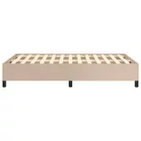 ágykeret matrac nélkül cappuccino színű 120x190 cm műbőr