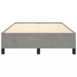 ágykeret matrac nélkül Világosszürke 120x190 cm Velvet