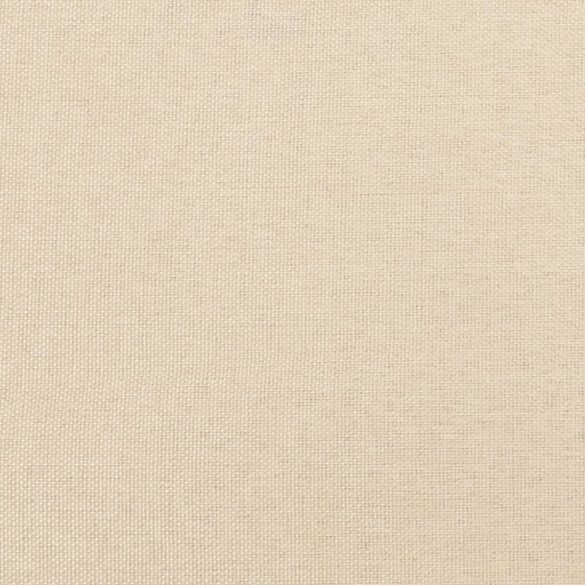 ágykeret matrac nélkül krém 120x190 cm szövet