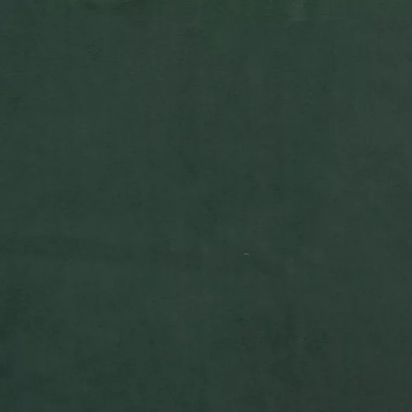 ágykeret matrac nélkül sötétzöld 120x190 cm bársony