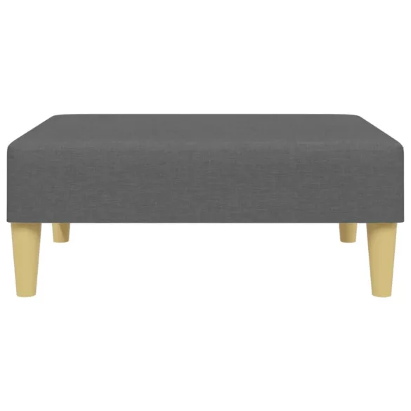 sötétszüke szövet lábzsámoly 77x55x31 cm