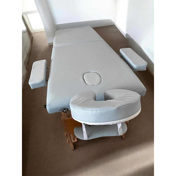 2 zónás kék fa masszázságy hordozótáskával-2104S